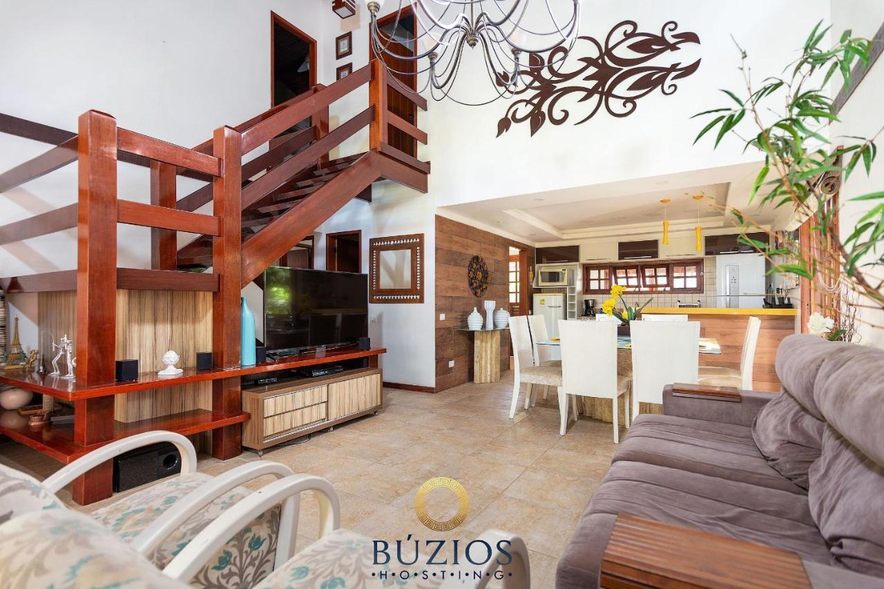 Bz03 Linda Casa 4 Suites E Area Gourmet Privativa Búzios Eksteriør billede